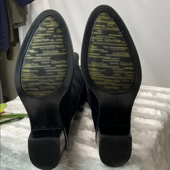 Calvin Klein  suede knee high boots size 6M - Picture 4 of 9